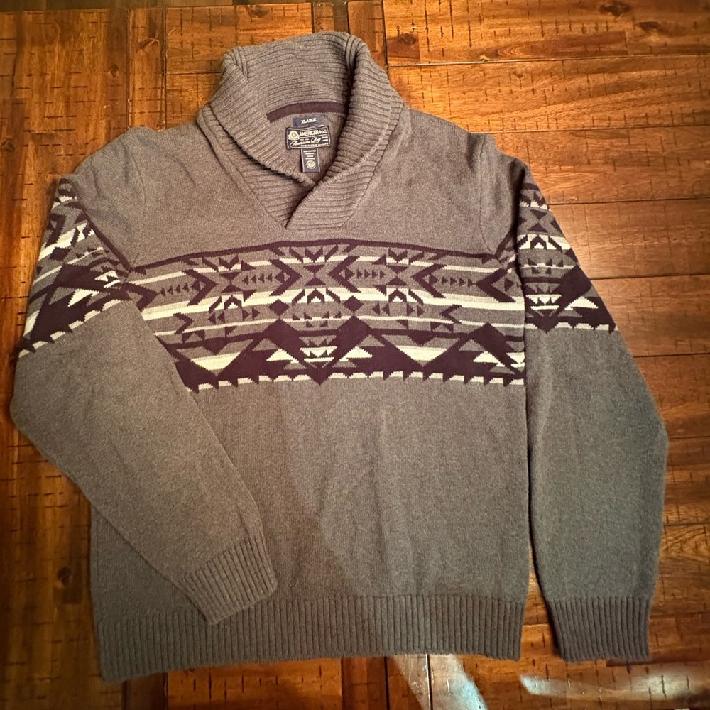 American Rag Shawl Collar Sweater - XL - Western, Urban Cowboy